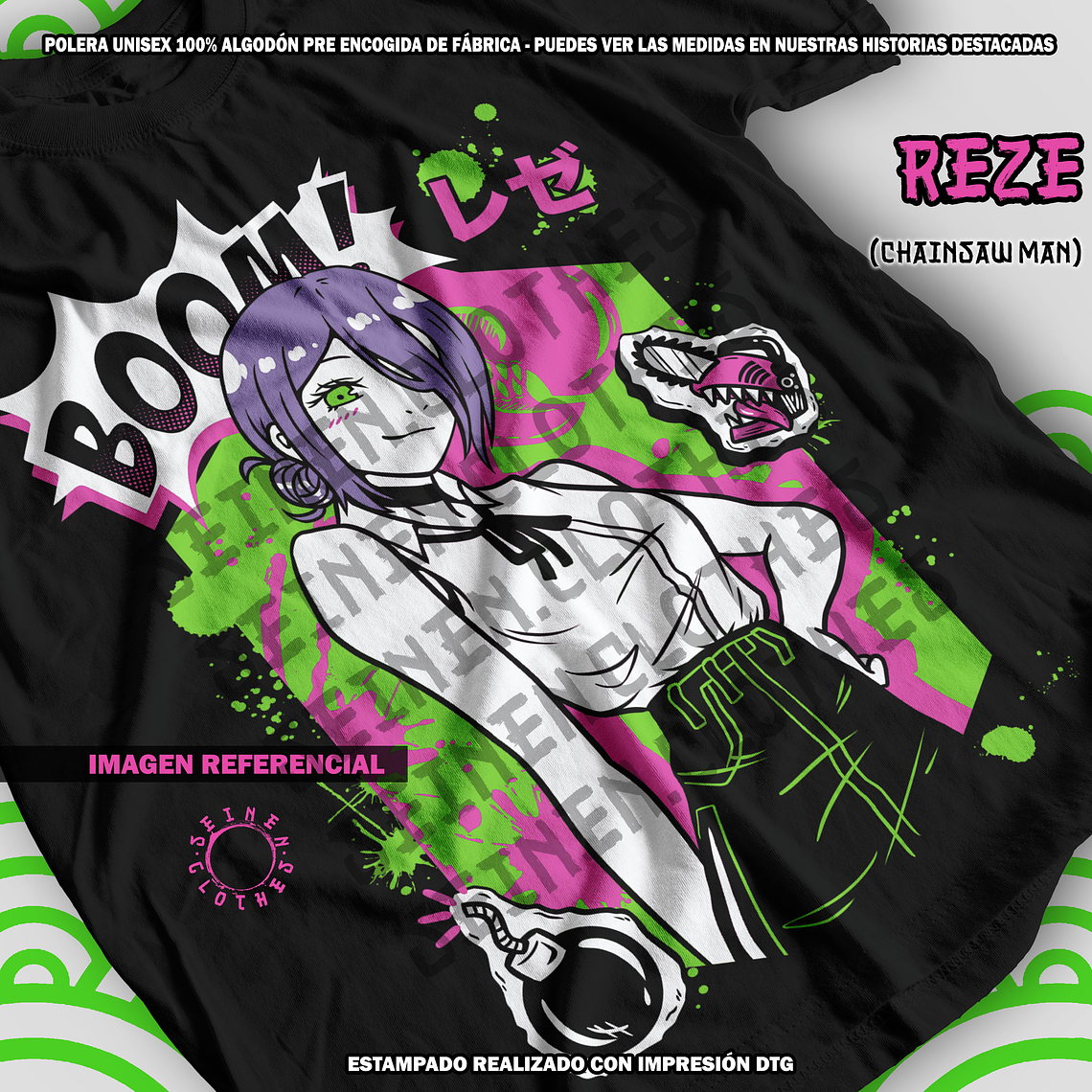 Polera Reze - Chainsaw Man [N] 1
