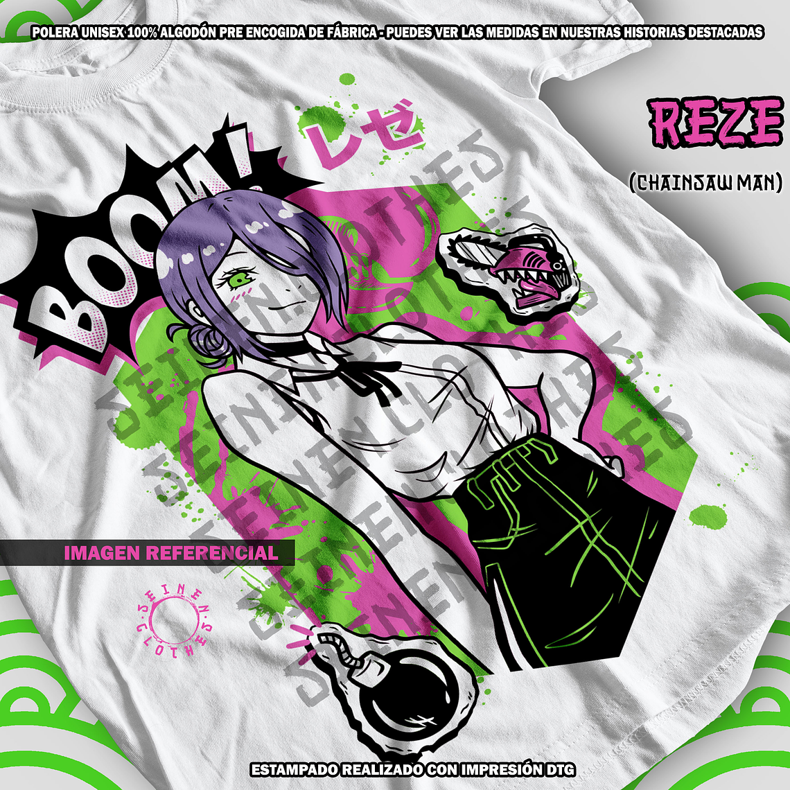 Polera Reze - Chainsaw Man [B] 1