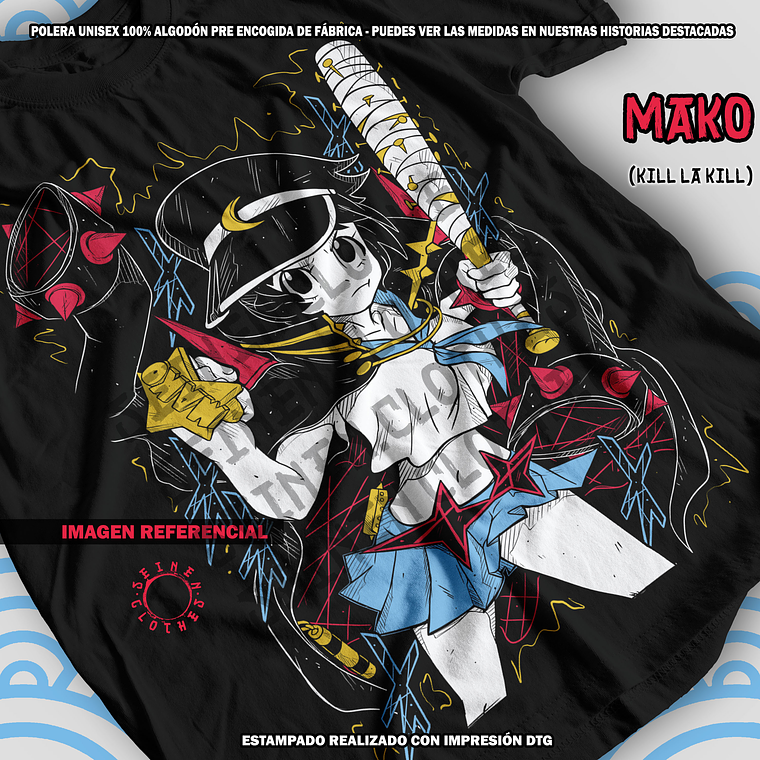 Polera Mako - Kill La Kill [N] 1
