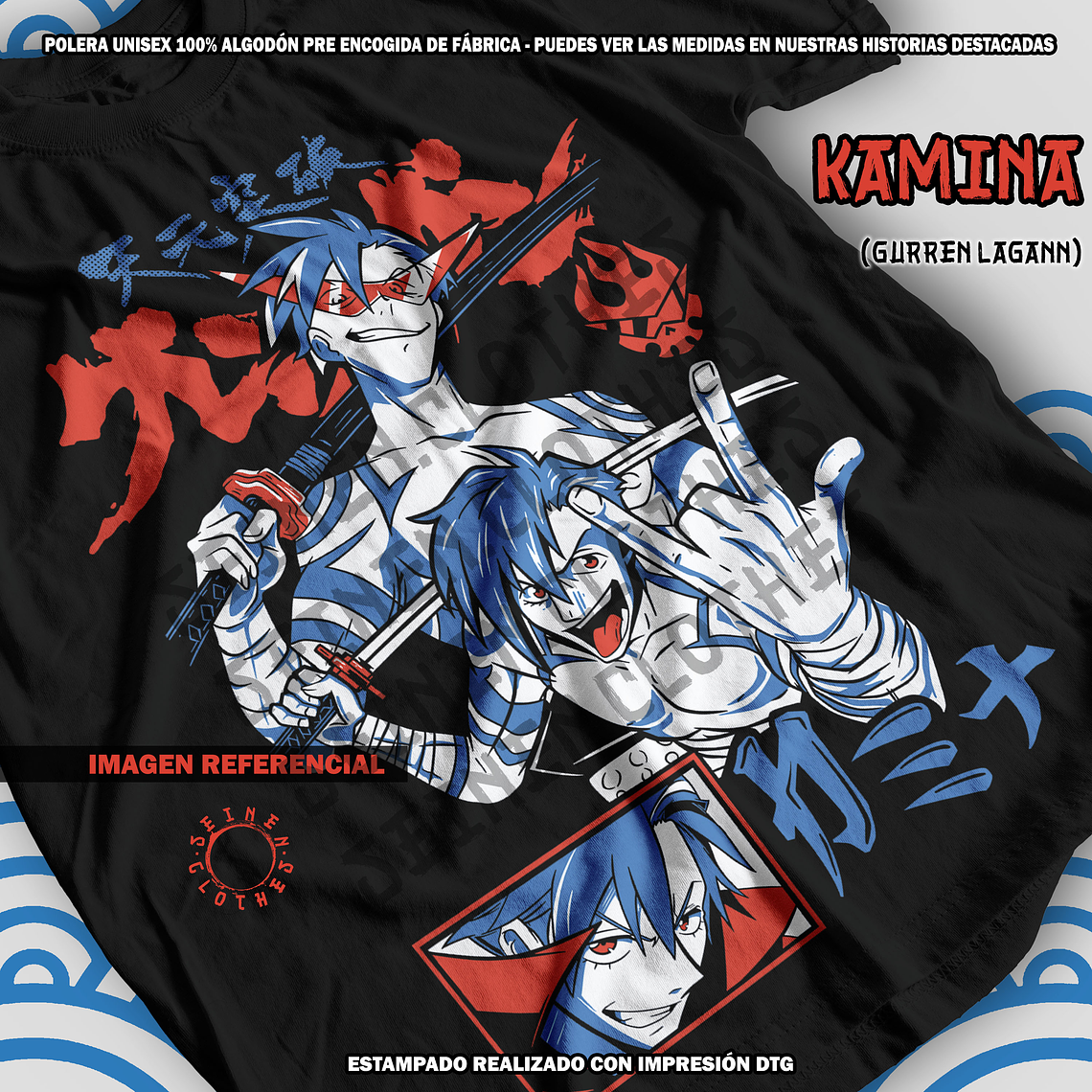 Polera Kamina - Gurren Lagann [N] 1