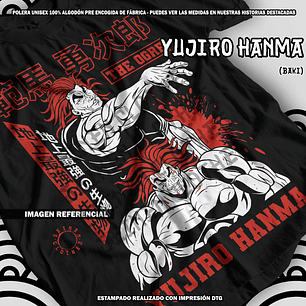 Polera Yujiro Hanma - Baki [N]