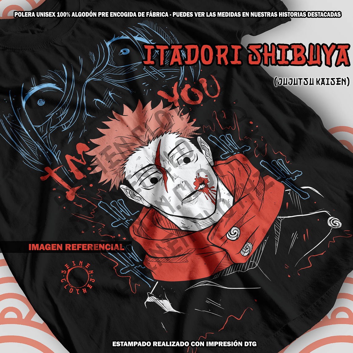 Polera Itadori Shibuya - Jujutsu Kaisen [N] 1