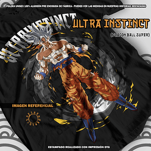 Polera Goku Ultra Instinct - Dragon Ball Super [N]
