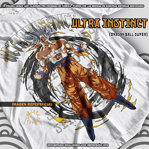 Polera Goku Ultra Instinct - Dragon Ball Super [B]
