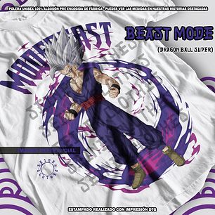 Polera Gohan Beast Mode - Dragon Ball Super [B]