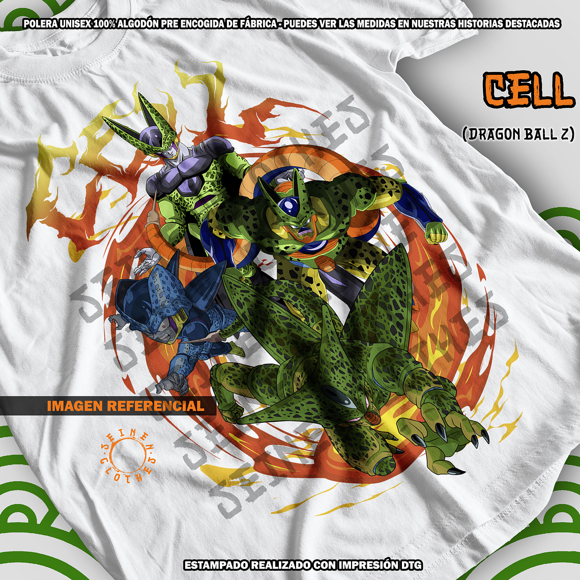Polera Cell - Dragon Ball Z [B] 1