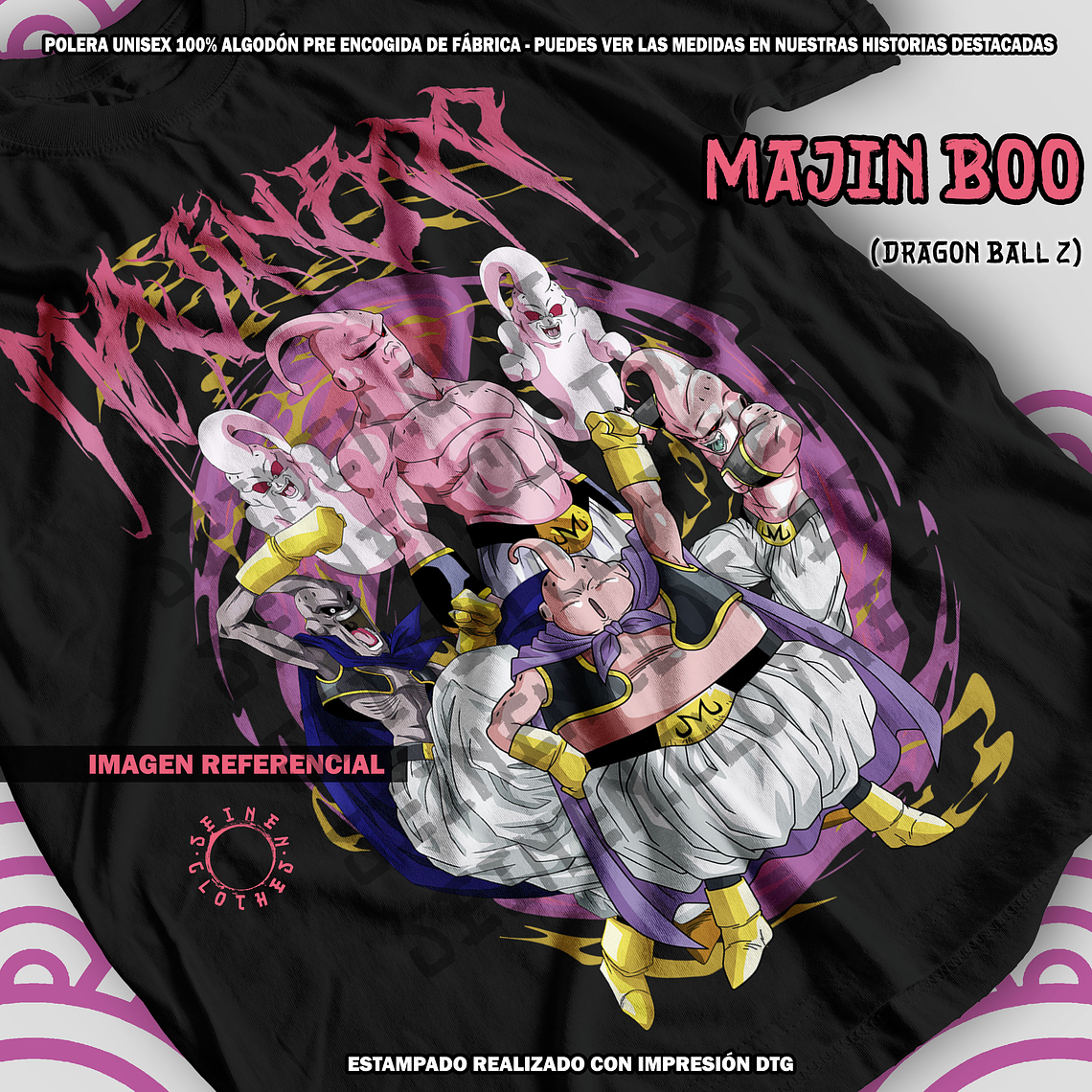Polera Majin Boo - Dragon Ball Z [N] 1