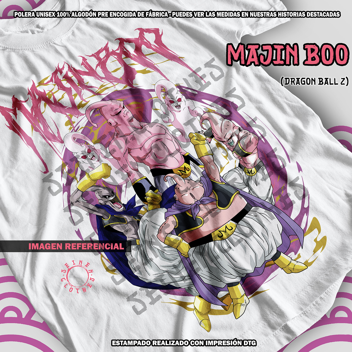 Polera Majin Boo - Dragon Ball Z [B] 1