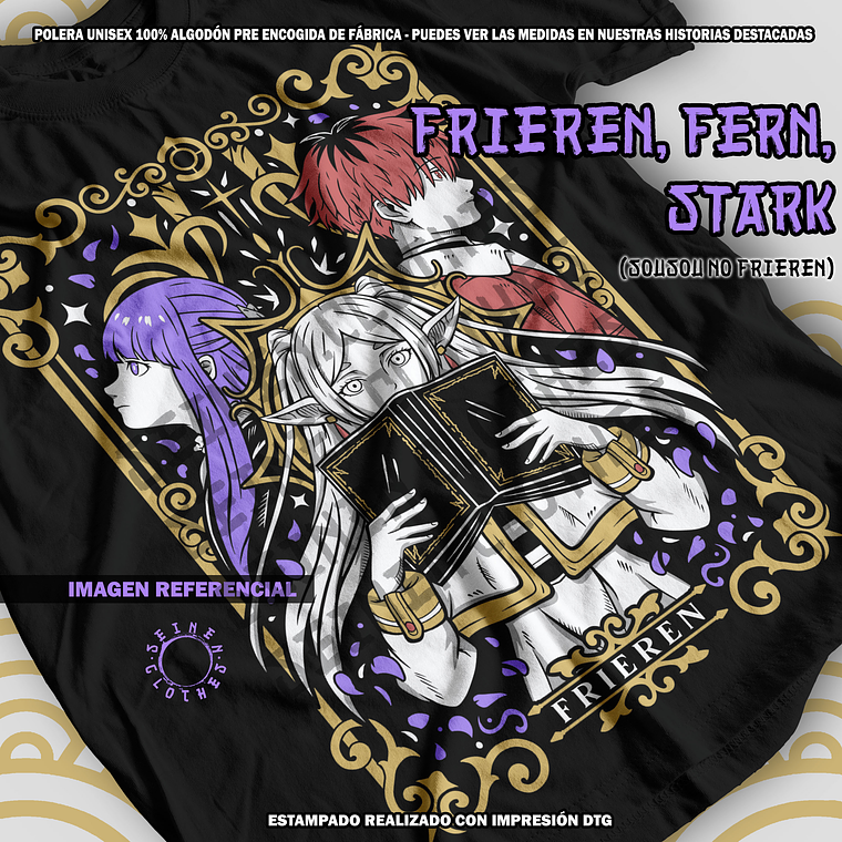 Polera Frieren, Fern, Stark - Sousou No Frieren [N] 1