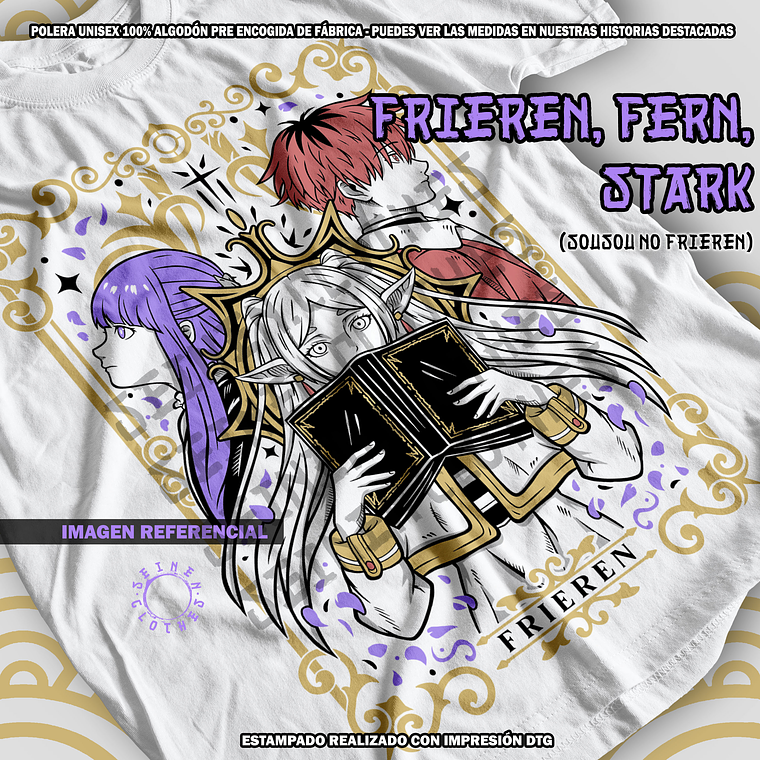 Polera Frieren, Fern, Stark - Sousou No Frieren [B] 1