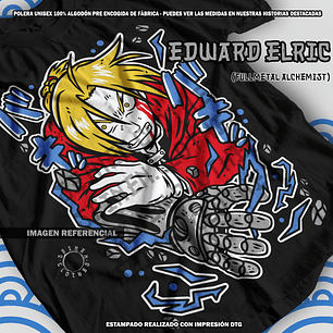 Polera Edward Elric - Fullmetal Alchemist [N]