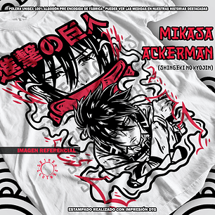 Polera Mikasa Ackerman - Shingeki No Kyojin [B]