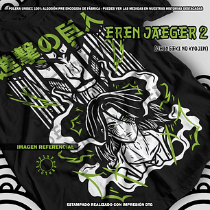 Polera Eren Jaeger 2 - Shingeki No Kyojin [N]
