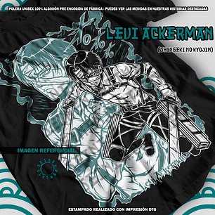 Polera Levi Ackerman - Shingeki No Kyojin [N]