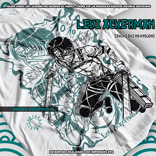Polera Levi Ackerman - Shingeki No Kyojin [B]