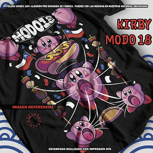 Polera Kirby Modo 18 - Fiestas Patrias [N]