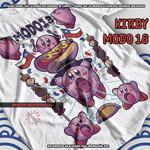 Polera Kirby Modo 18 - Fiestas Patrias [B]