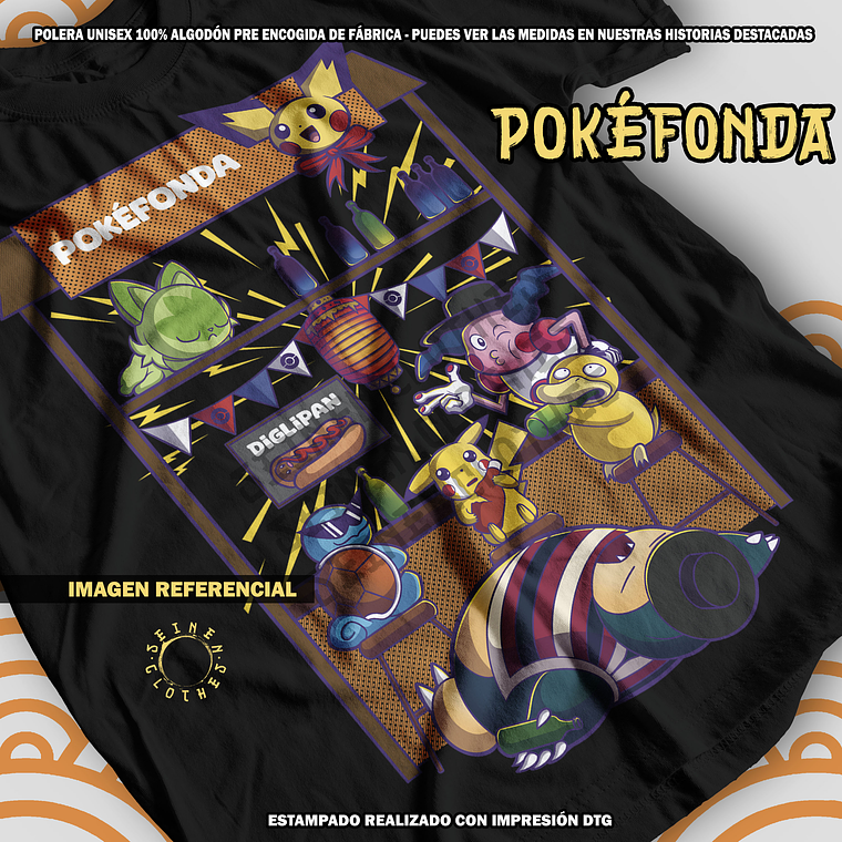 Polera Pokéfonda - Fiestas Patrias [N] 1