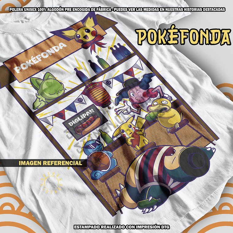 Polera Pokéfonda - Fiestas Patrias [B] 1