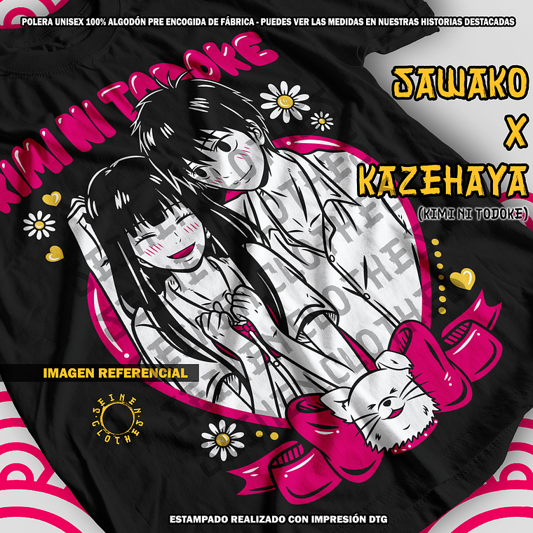 Polera Sawako x Kazehaya - Kimi Ni Todoke [N] 1