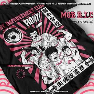 Polera Mob B.I.C - Mob Psycho 100 [N]