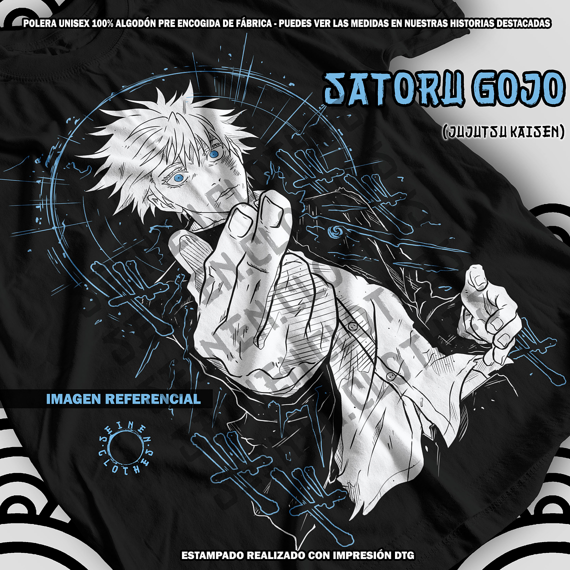 Polera Satoru Gojo - Jujutsu Kaisen [N] 1