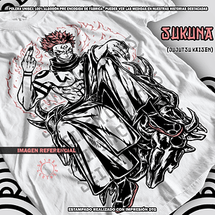 Polera Sukuna - Jujutsu Kaisen [B]