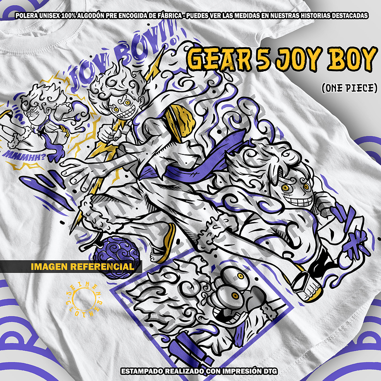 Polera Gear 5 Joy Boy - One Piece [B] 2