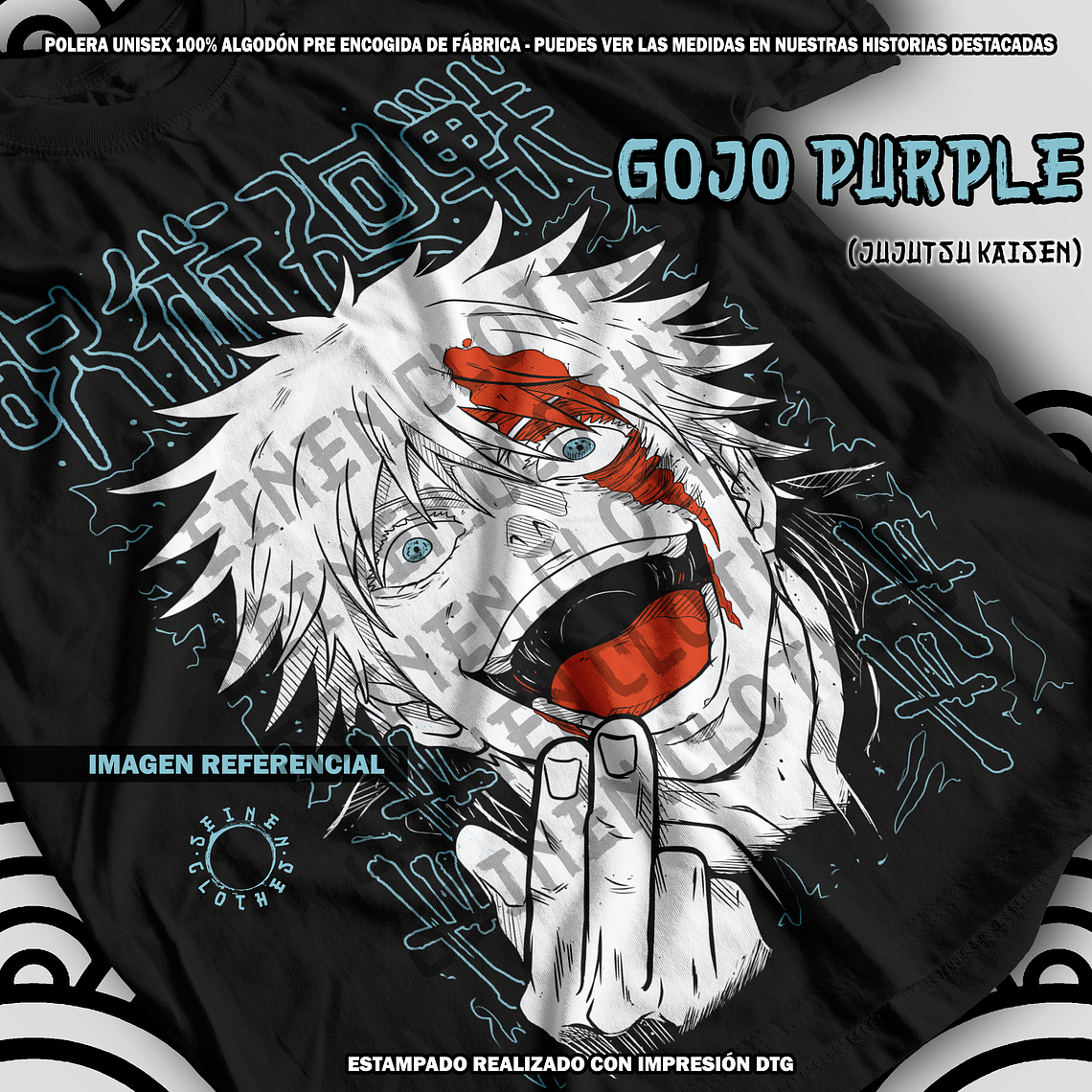 Polera Gojo Purple - Jujutsu Kaisen [N] 1
