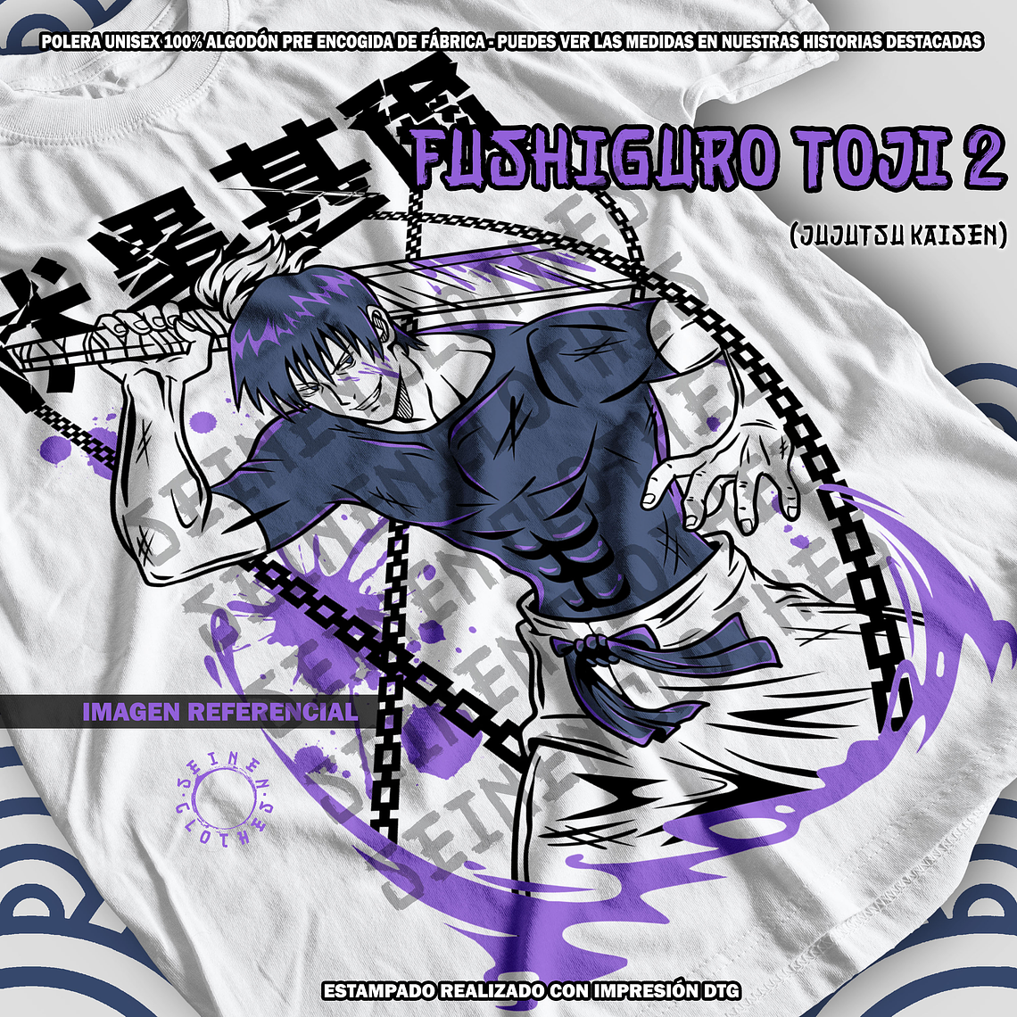 Polera Fushiguro Toji 2 - Jujutsu Kaisen [B] 1