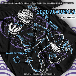 Polera Satoru Gojo Academia - Jujutsu Kaisen [N]