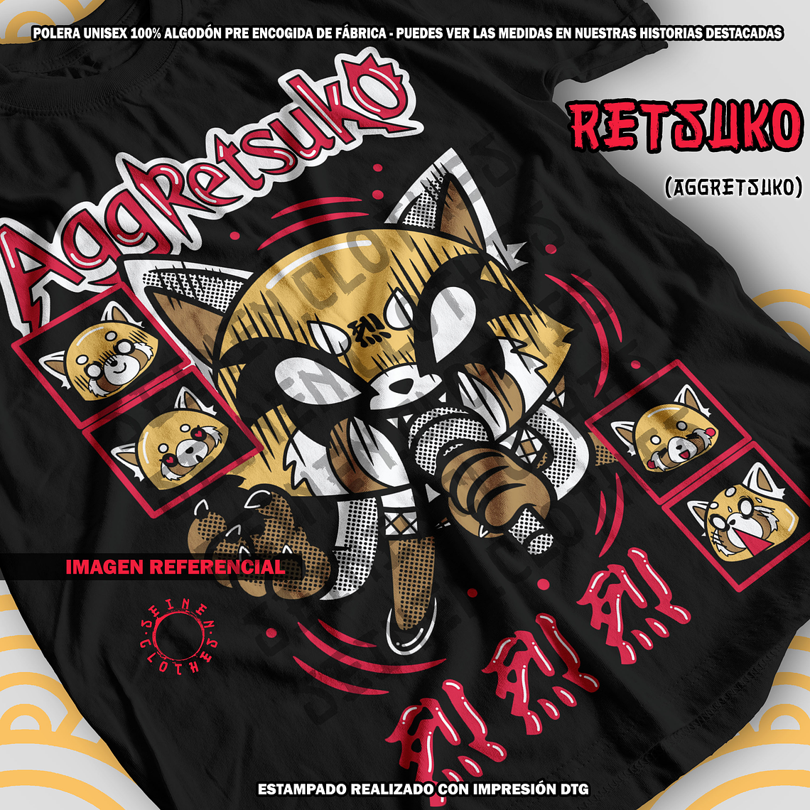 Polera Retsuko - Aggretsuko (Sanrio) [N] 1