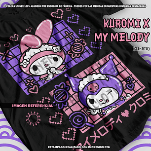 Polera Kuromi x My Melody - Sanrio [N]