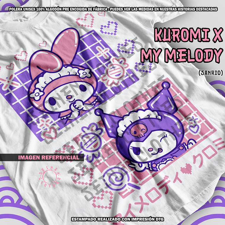 Polera Kuromi x My Melody - Sanrio [B] 1