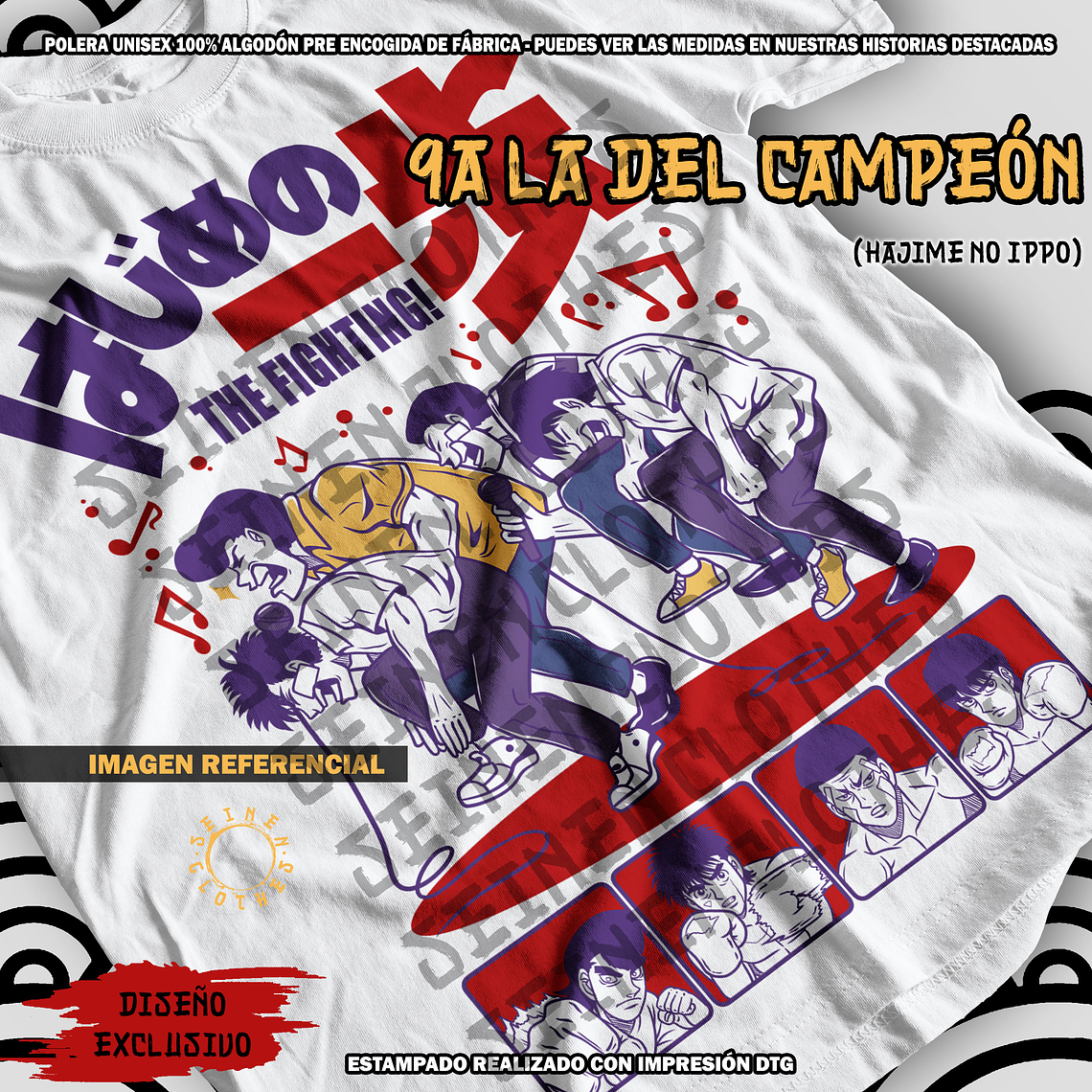 Polera 9A La Del Campeón - Hajime No Ippo [B] 1