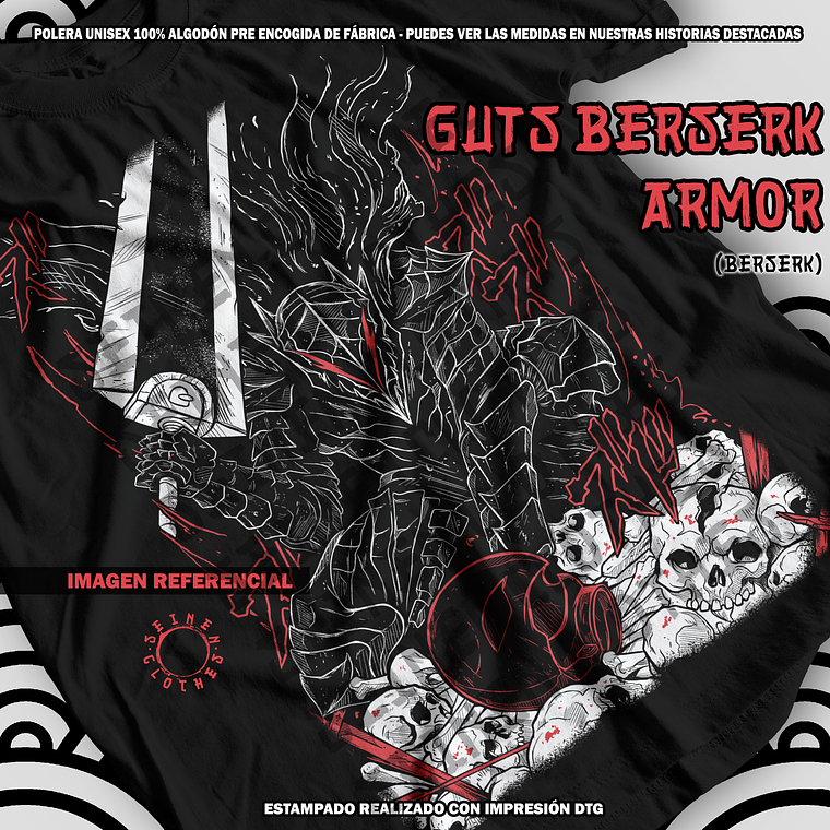 Polera Guts Berserk Armor - Berserk [N] 1