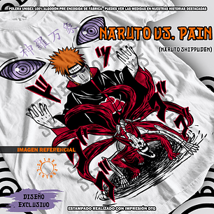 Polera Naruto vs. Pain - Naruto Shippuden [B]