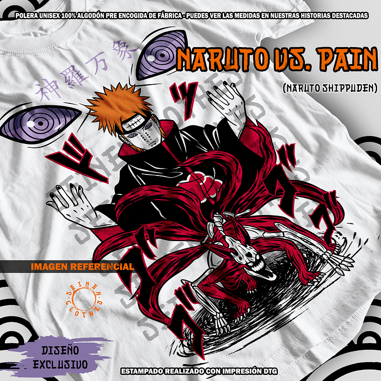 Polera Naruto vs. Pain - Naruto Shippuden [B] 1