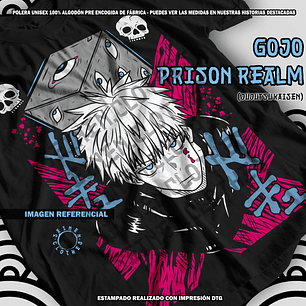 Polera Gojo Prison Realm - Jujutsu Kaisen [N]