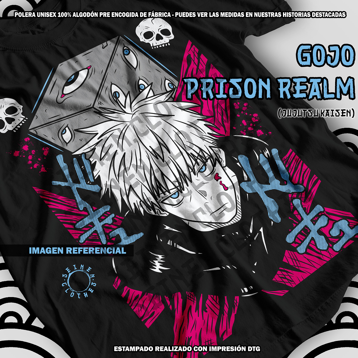 Polera Gojo Prison Realm - Jujutsu Kaisen [N] 1
