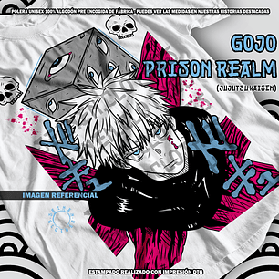 Polera Gojo Prison Realm - Jujutsu Kaisen [B]