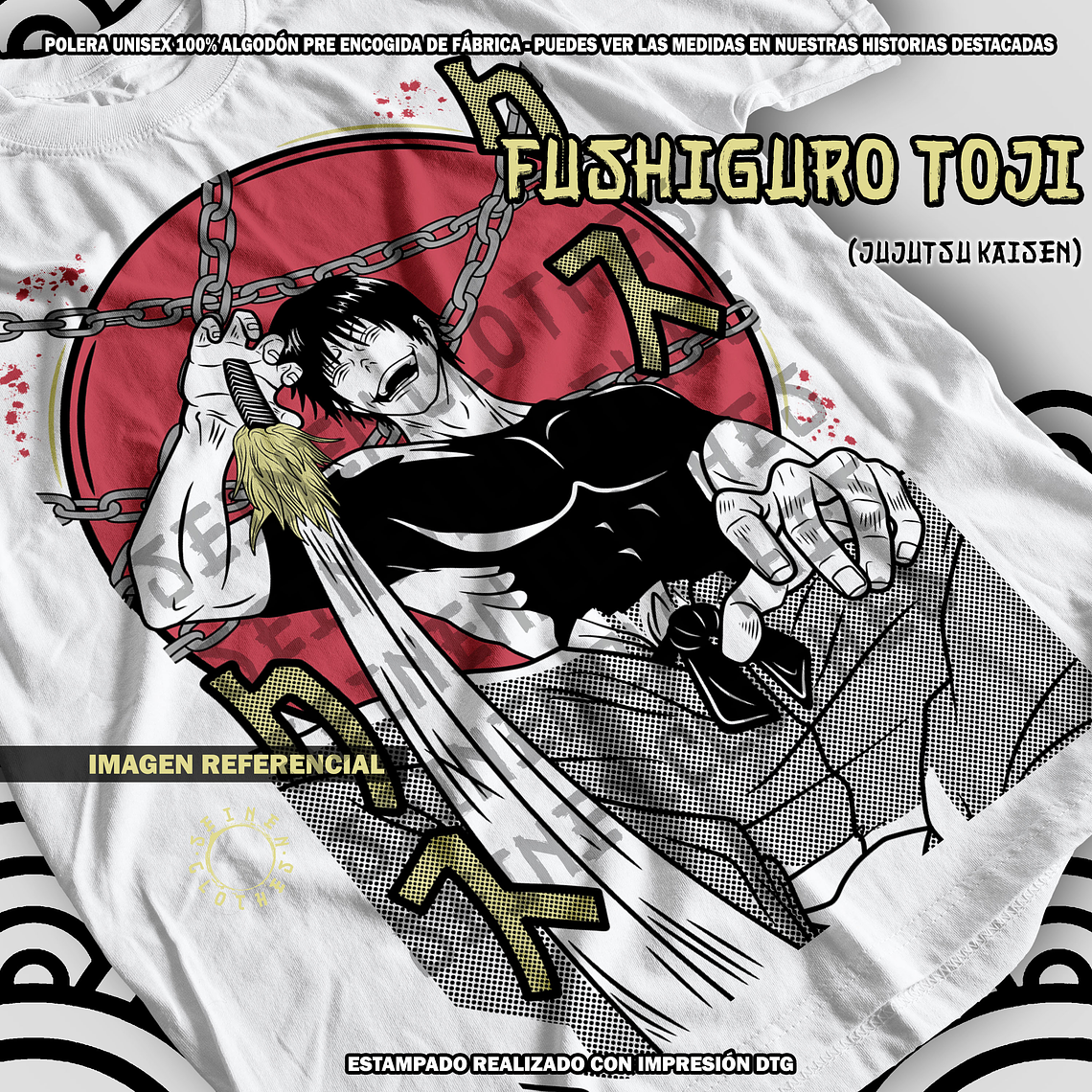 Polera Fushiguro Toji - Jujutsu Kaisen [B] 1