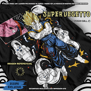 Polera Super Vegetto - Dragon Ball Z [N]