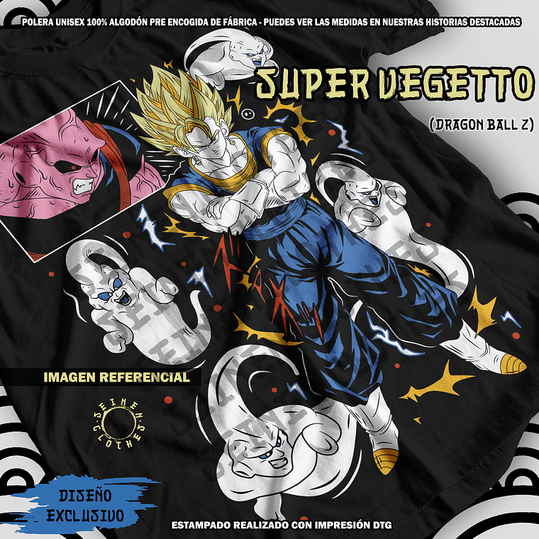Polera Super Vegetto - Dragon Ball Z [N] 1