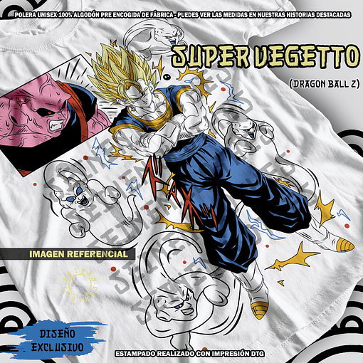 Polera Super Vegetto - Dragon Ball Z [B]