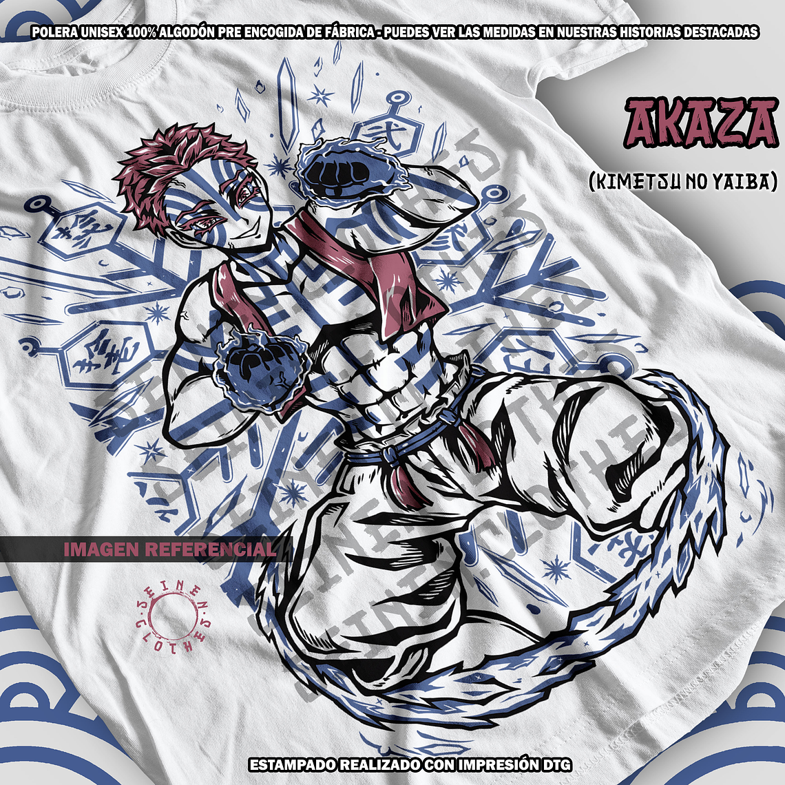 Polera Akaza - Kimetsu No Yaiba [B] 1