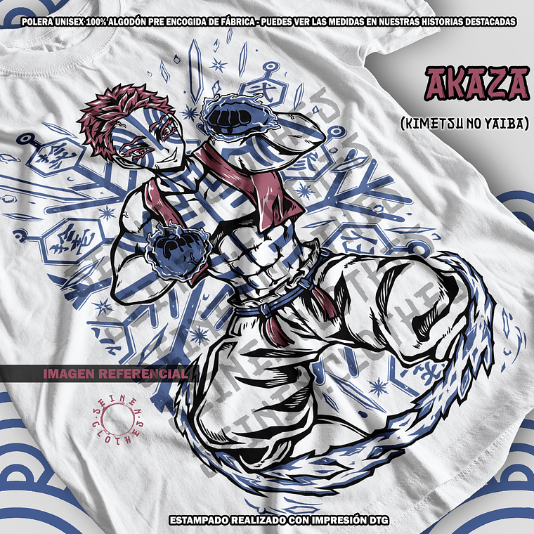 Polera Akaza - Kimetsu No Yaiba [B] 1