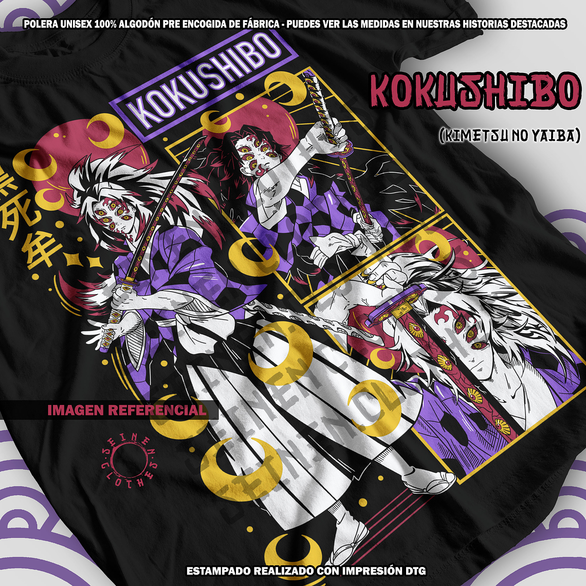 Polera Kokushibo - Kimetsu No Yaiba [N] 1