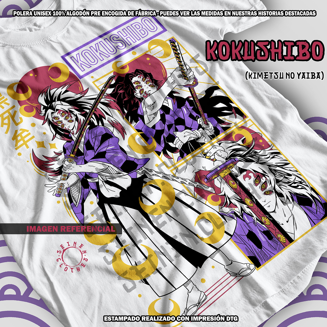 Polera Kokushibo - Kimetsu No Yaiba [B] 1