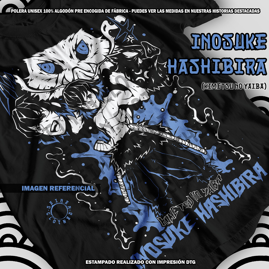 Polera Inosuke Hashibira - Kimetsu No Yaiba [N] 1